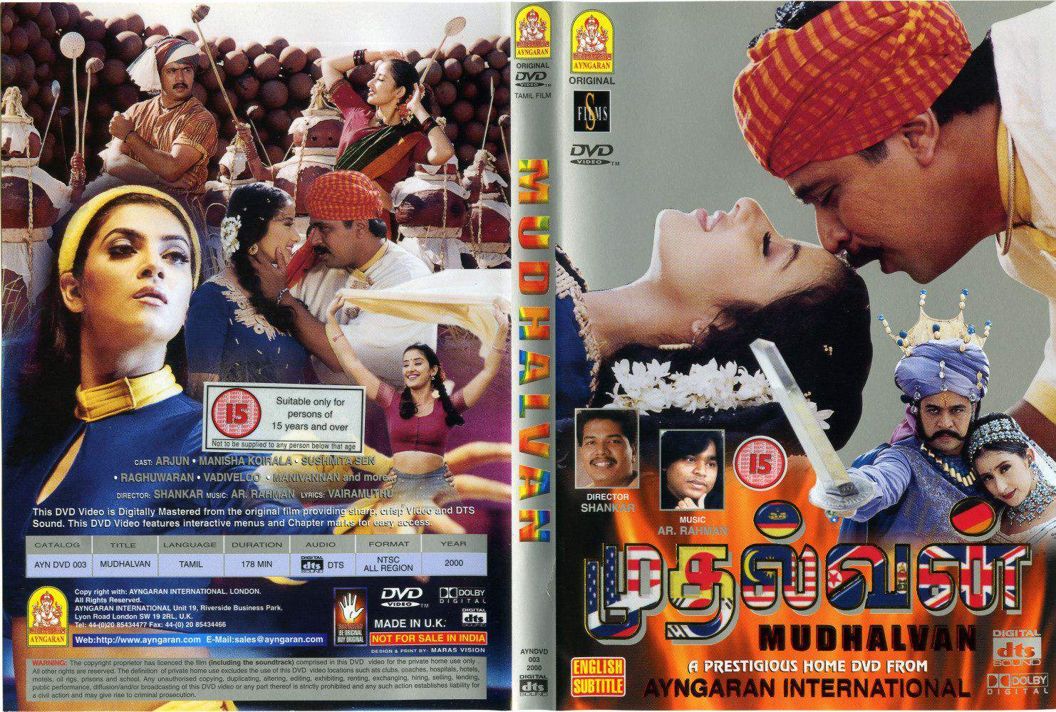 Mudhalvan (1999) DVDRip 720p Tamil Movie Watch Online